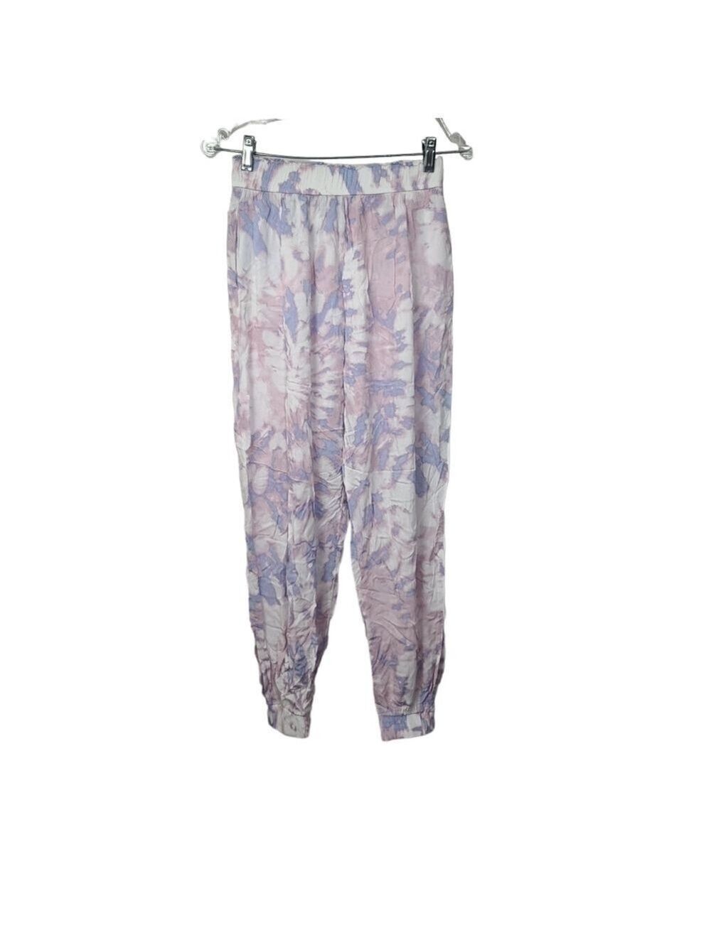 Talulah Tie Dye Print Purple Pink White Casual Pants S